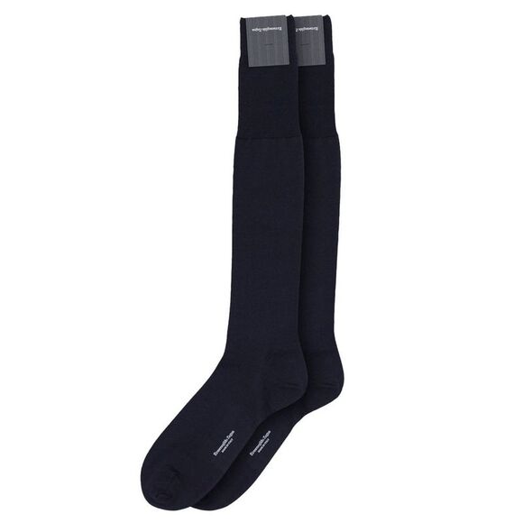 ZEGNA Blue Wool Men's Socks